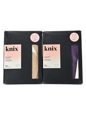 2-Pack Knix Super Leakproof Dream Short L/G Black Berry & Warm Sand New Open Box